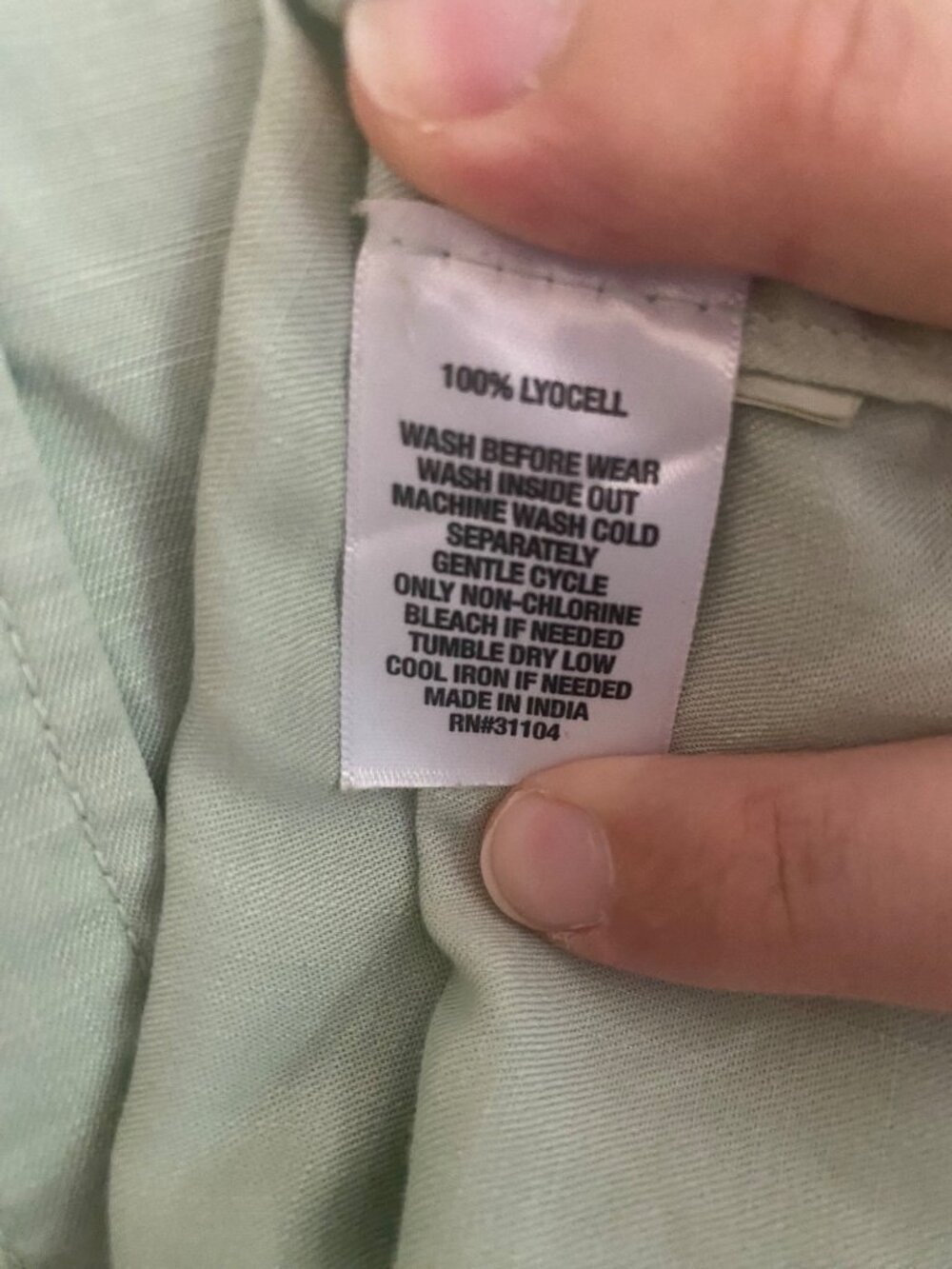 Wonderly Pistachio Green Button-Down Shirt Dress Size XL - Picture 6 of 6
